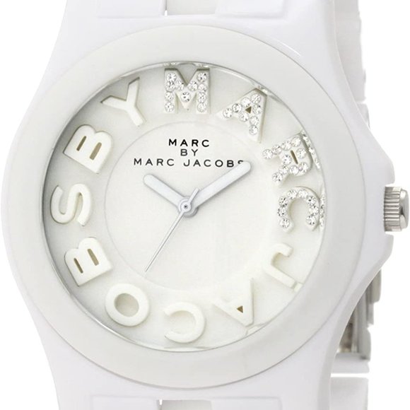 Marc By Marc Jacobs White Silicone Quartz Watch